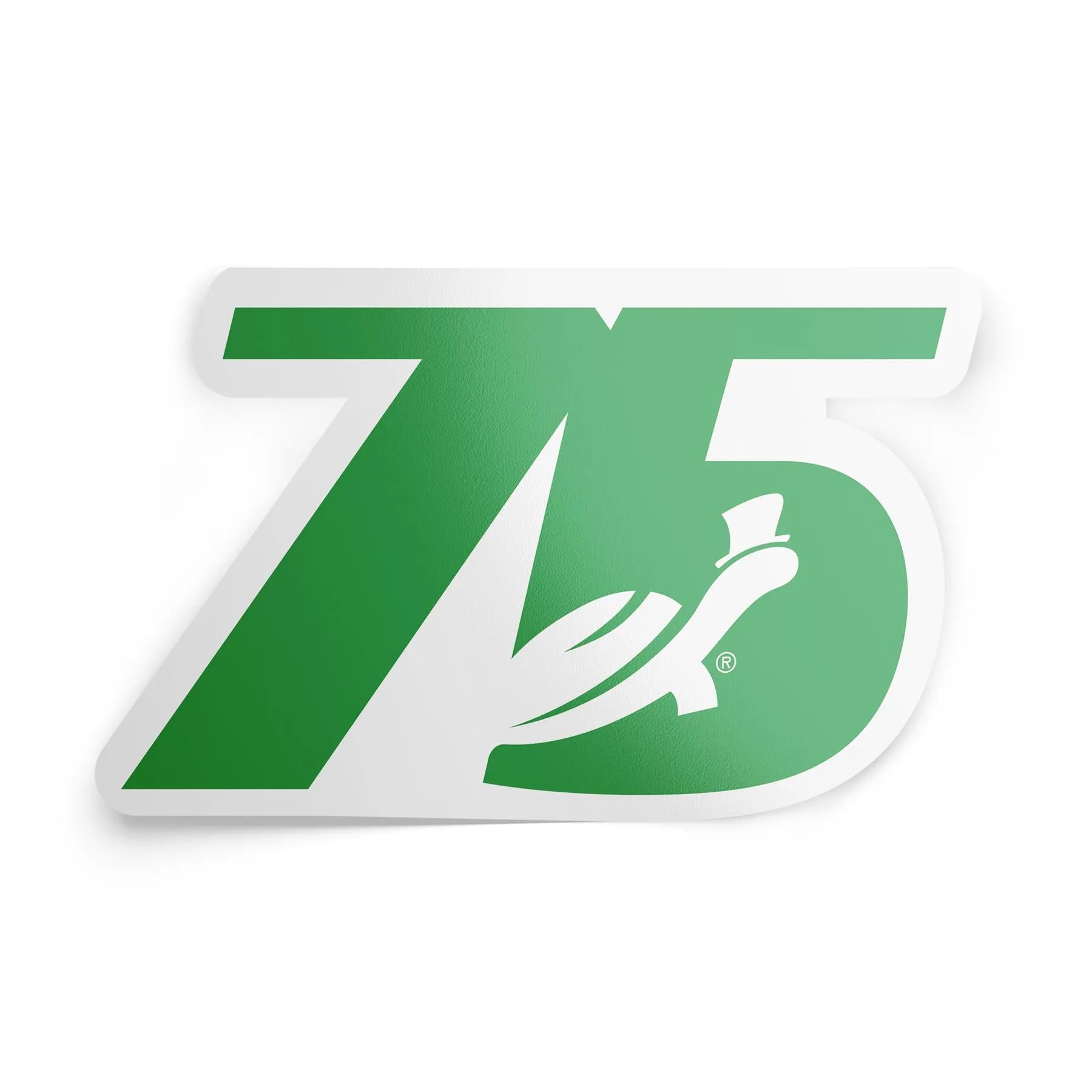 75th Anniversary Sticker