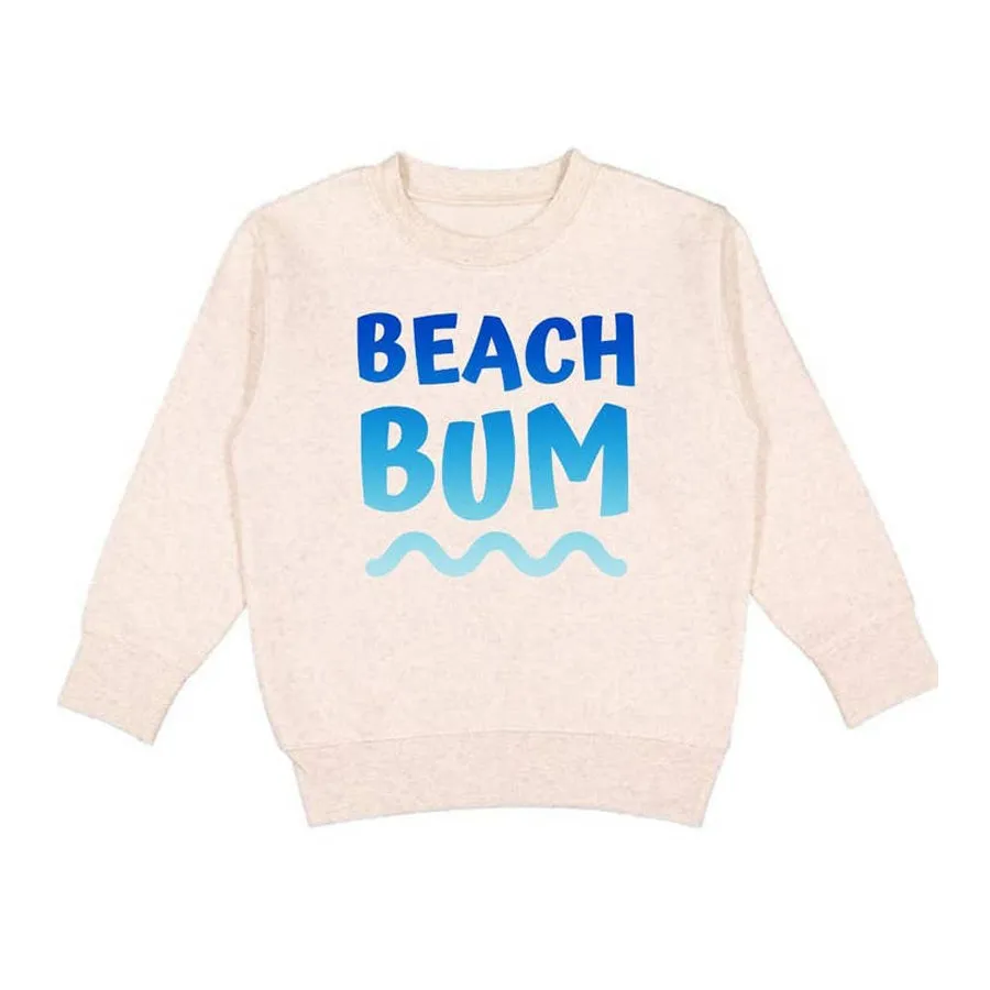 Beach Bum Ombre Sweatshirt - Kids Summer Sweatshirt