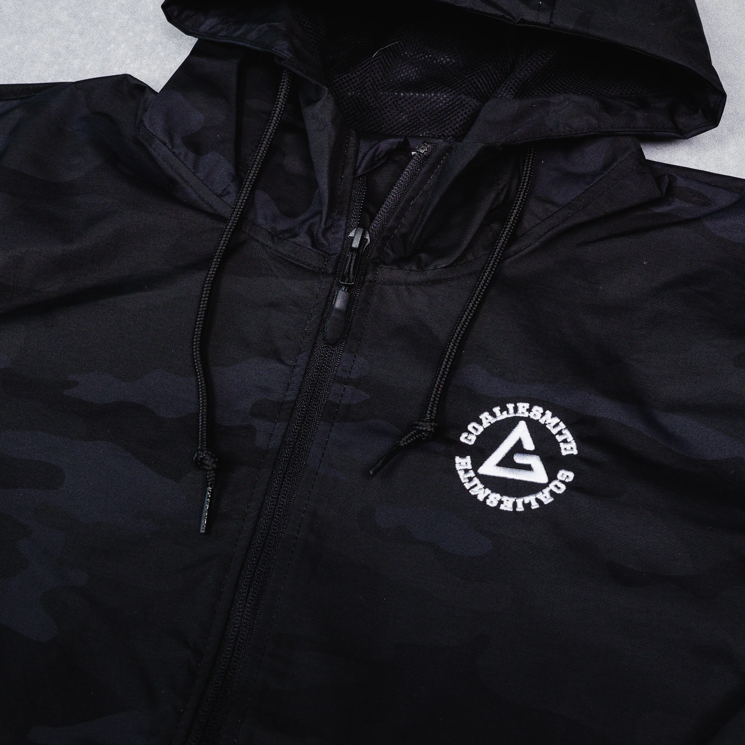 Black Camo Rain Jacket