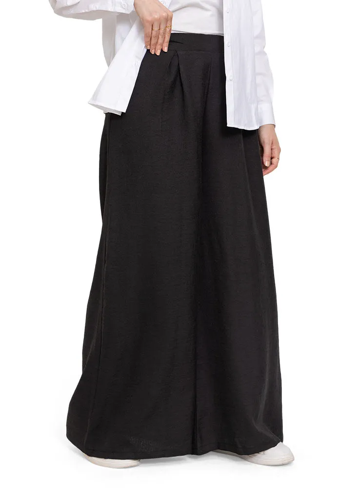 Black Linen2-Wide Leg