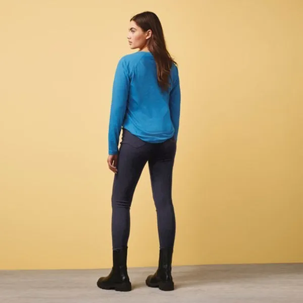 Black Rinse Jersey Denim Leggings