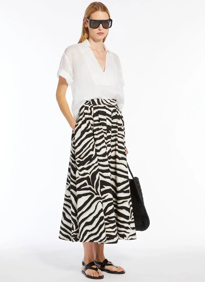 Bronzo Ramie Popover Top