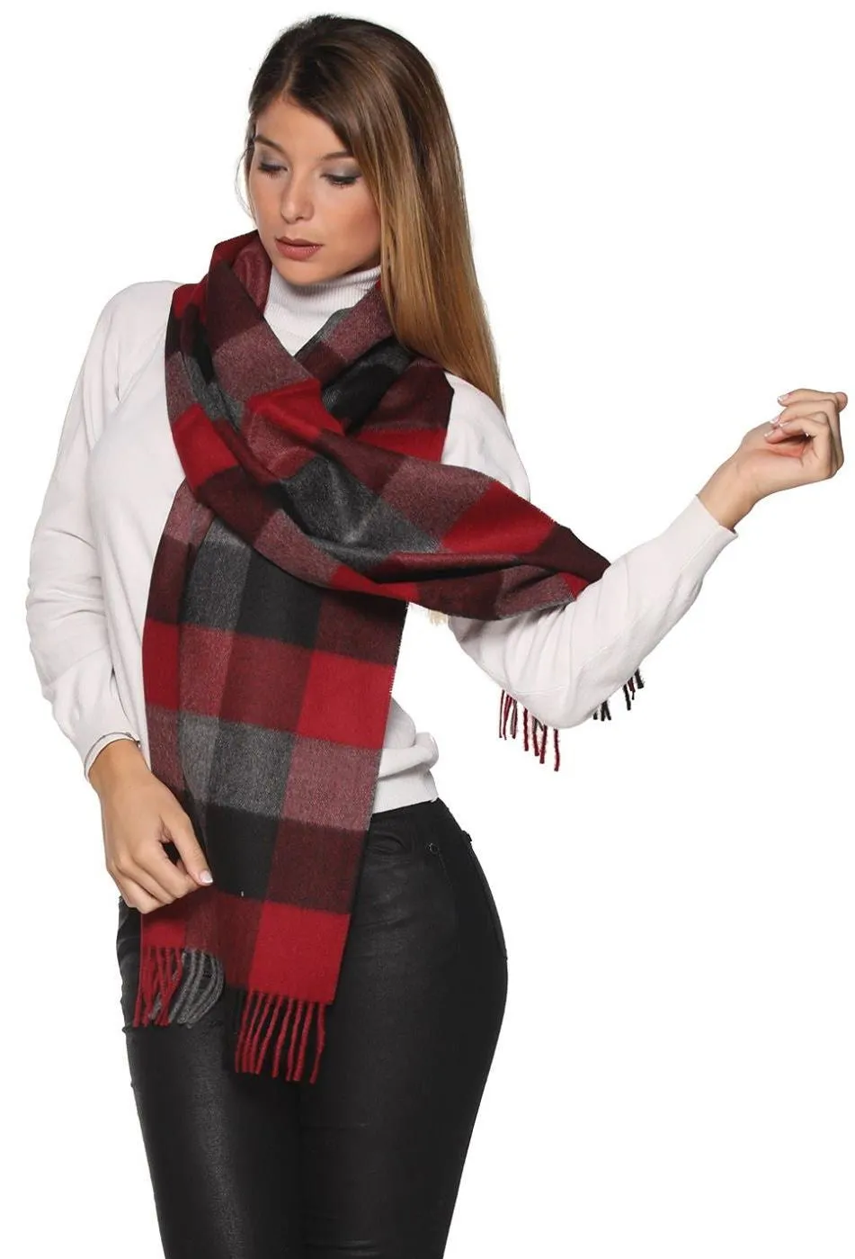 Buffalo Woven Alpaca Scarf