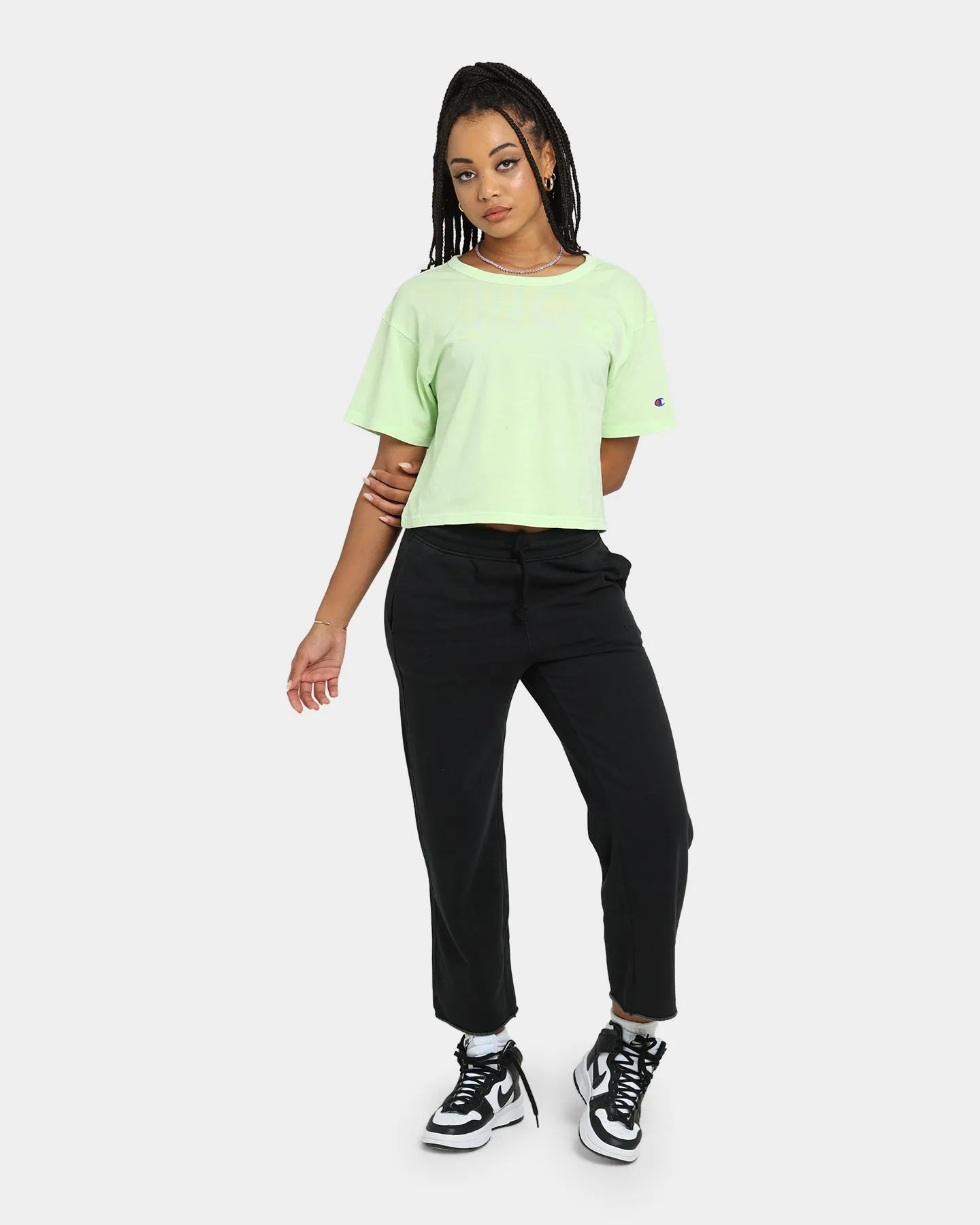 Champion Women's Vintage Dye T-Shirt Mint Green