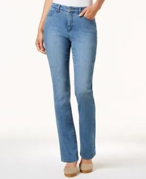 Charter Club Tummy-Slimming Straight-Leg Je Pasadena Wash 8S
