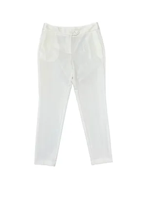 Classic White Pant Suits