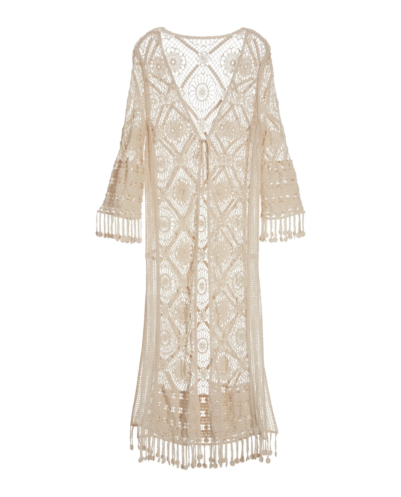 Crochet Pattern Duster Off White
