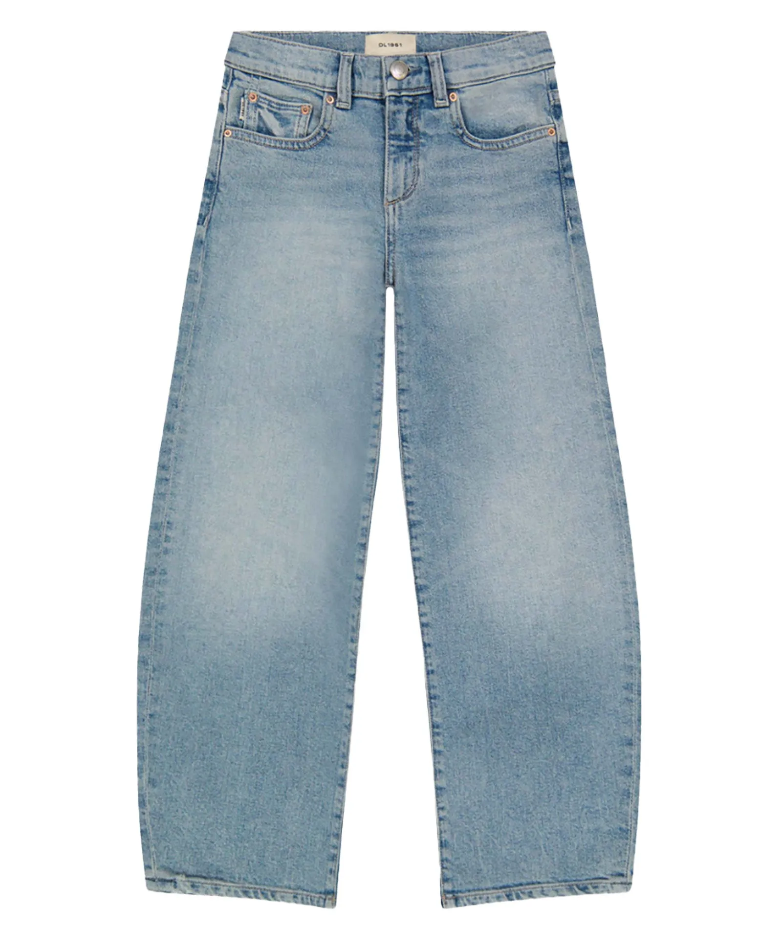 DL1961 Girls Lilia  Island Park Barrel Leg Jeans