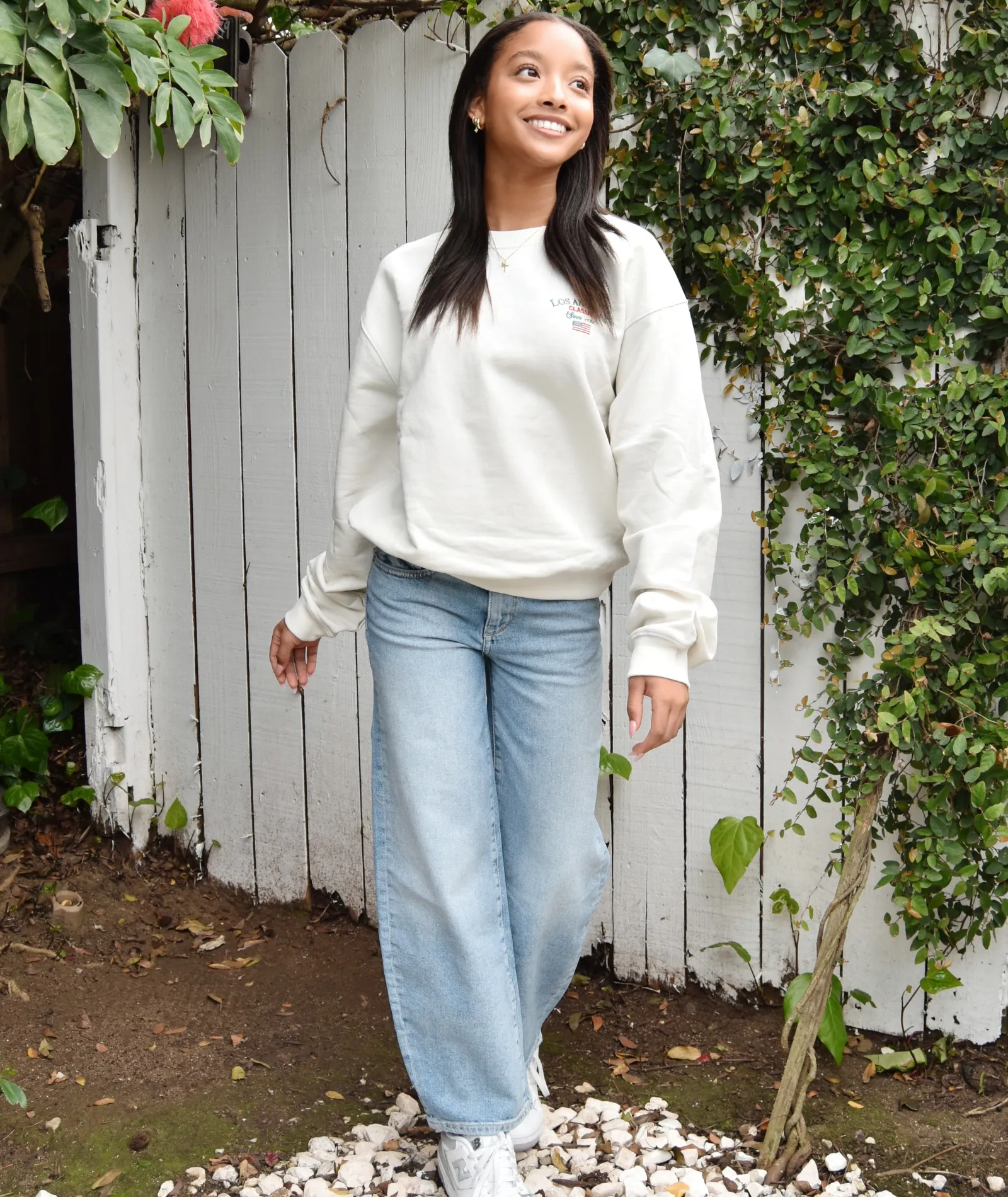 DL1961 Girls Lilia  Island Park Barrel Leg Jeans