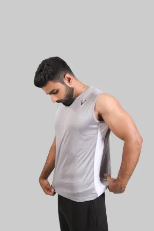 Dri-Fit Tanktop (SILVER GREY & WHITE)