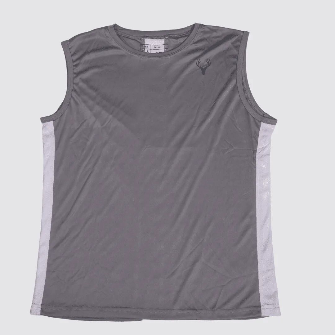 Dri-Fit Tanktop (SILVER GREY & WHITE)