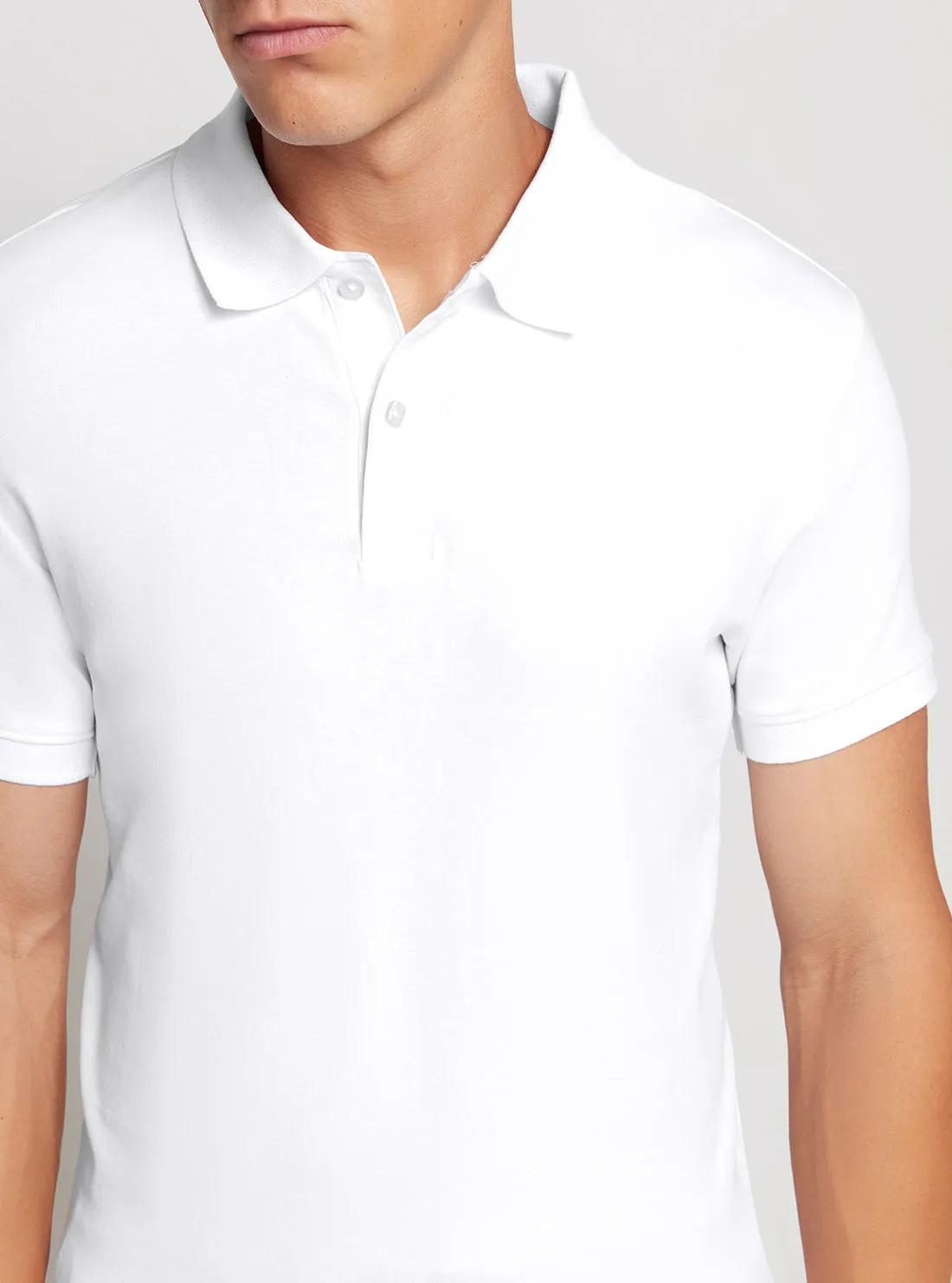 Eco White Nolan Polo T-Shirt