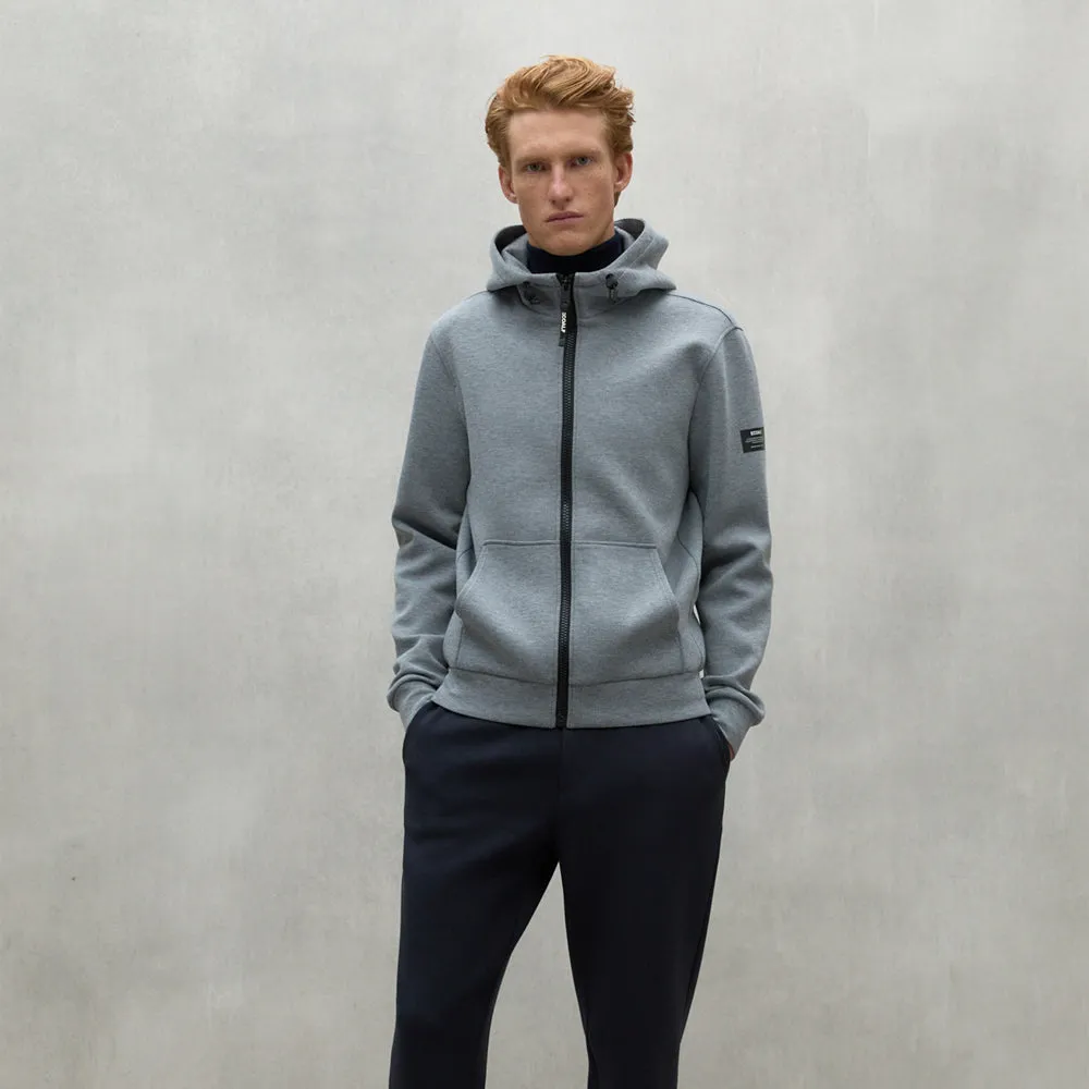 ECOALF GREY MELANGE AGADIR SWEATSHIRT FOR MEN