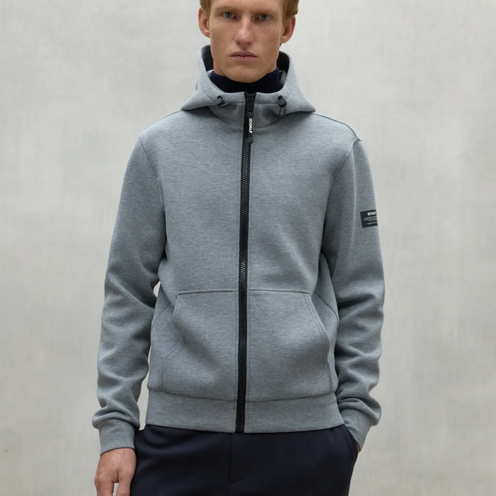 ECOALF GREY MELANGE AGADIR SWEATSHIRT FOR MEN