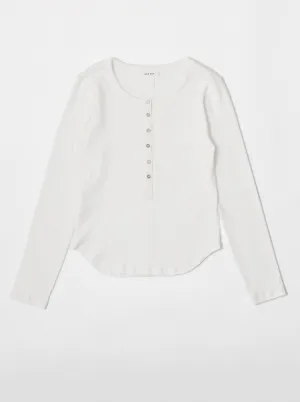 Evelyn Ribbed Top