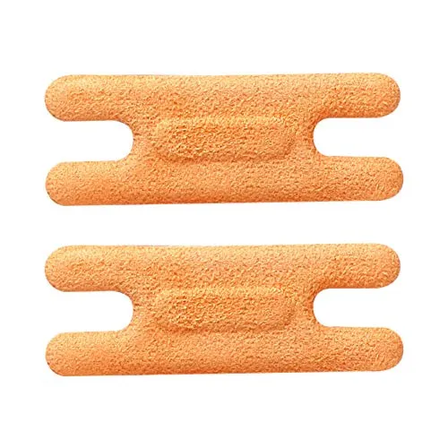 Heel Cushion Pads, Reusable Self Adhesive Inserts and Grips, Foot Protector Liners (Brown)