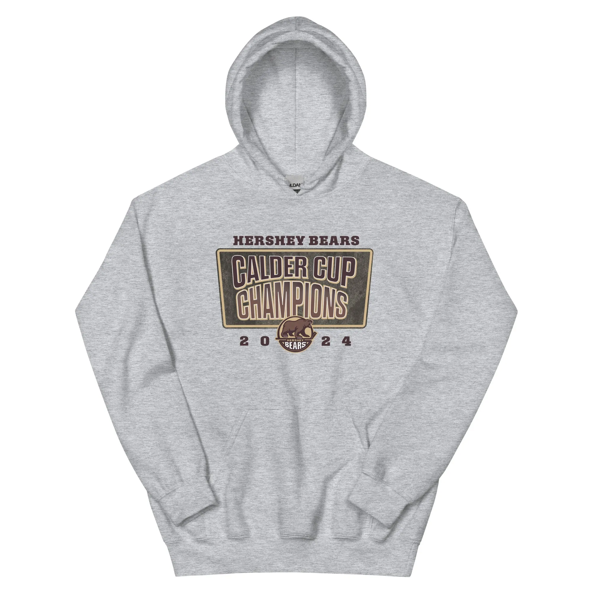 Hershey Bears 2024 Calder Cup Champions Adult Power Play Pullover Hoodie