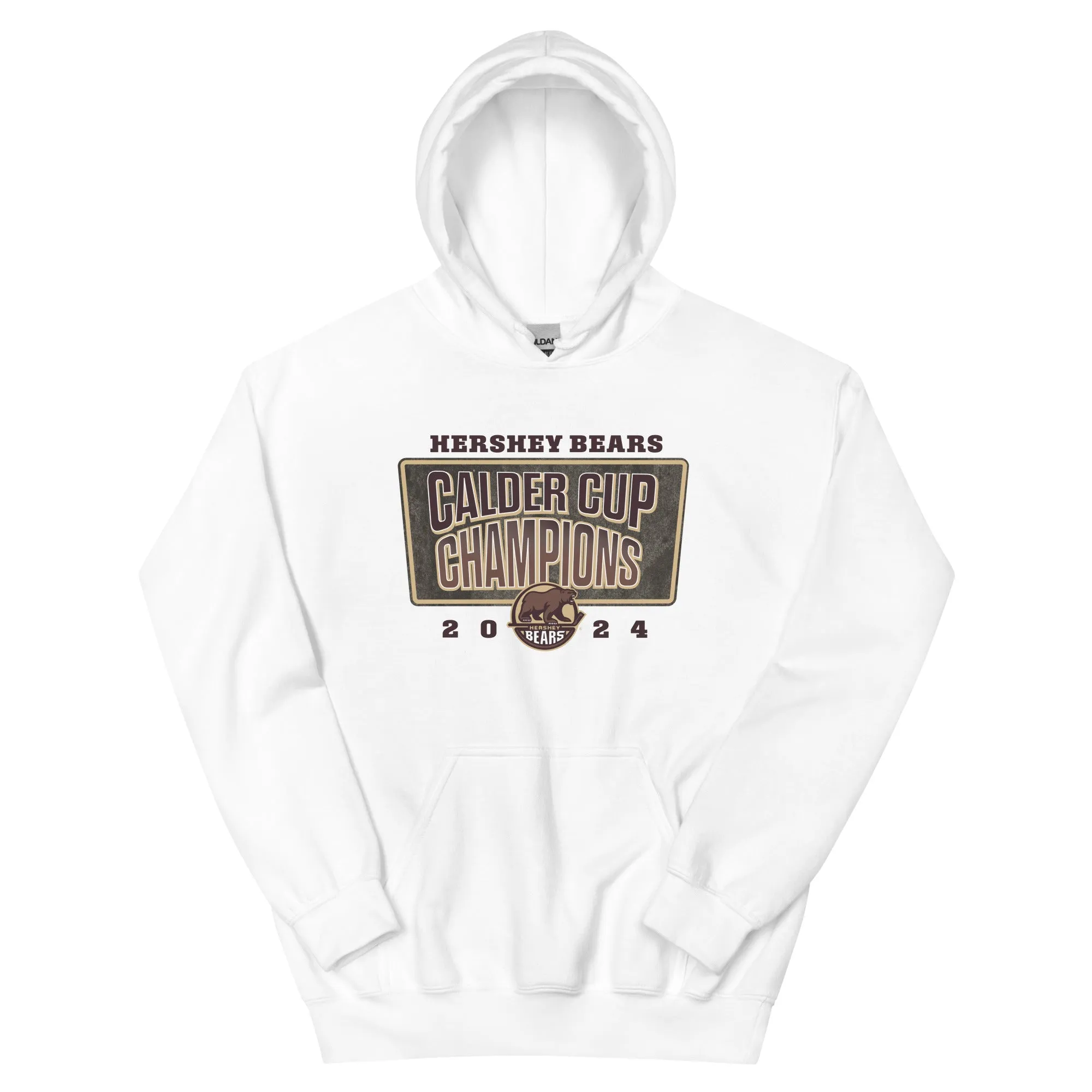 Hershey Bears 2024 Calder Cup Champions Adult Power Play Pullover Hoodie