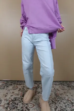 Hug Me Tight HR Barrel Jeans