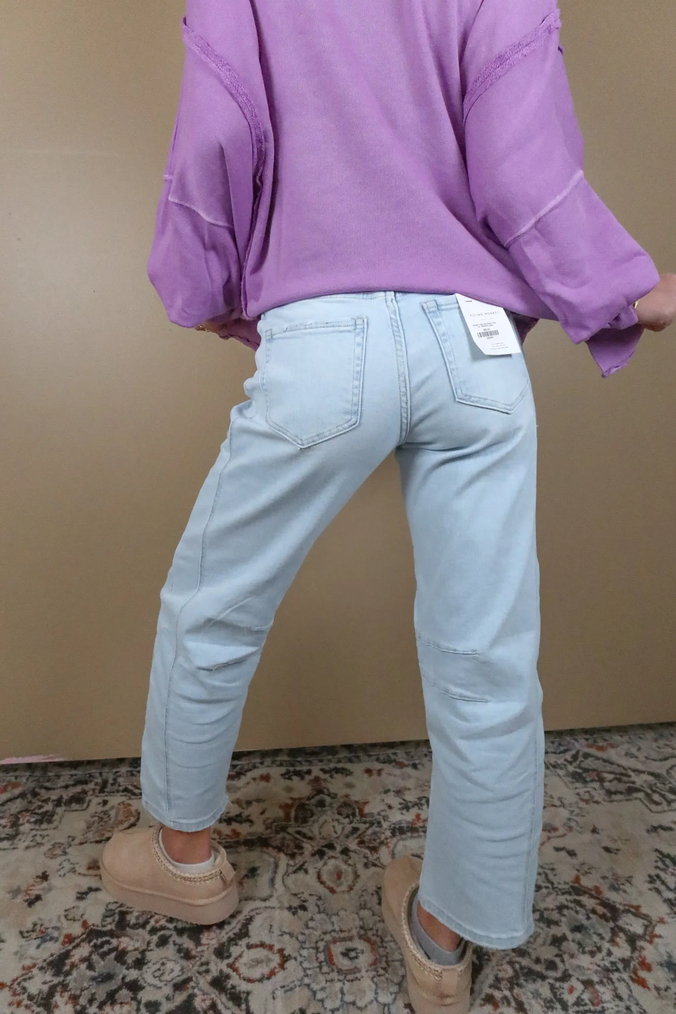 Hug Me Tight HR Barrel Jeans
