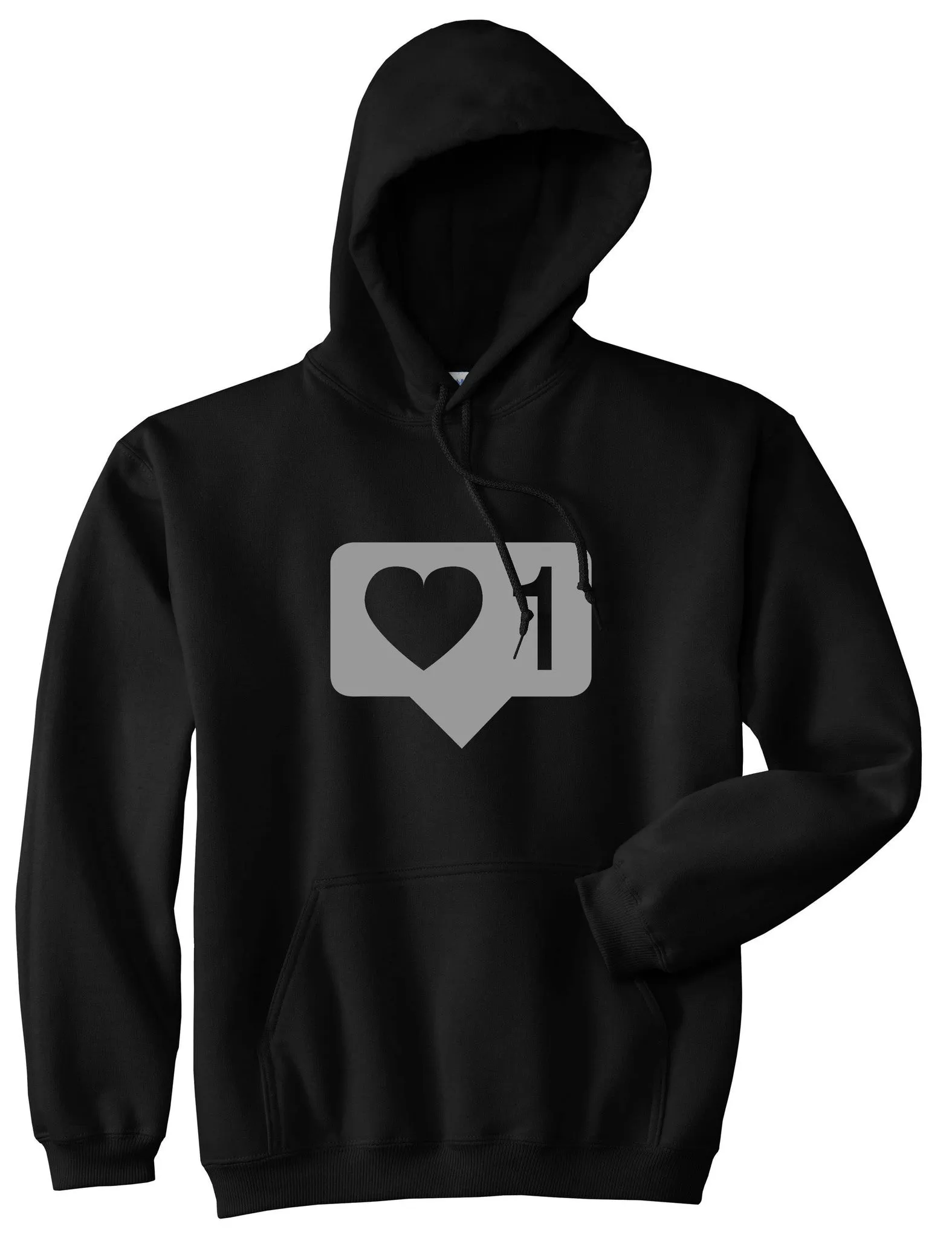 Insta Likes Heart 1 Pullover Hoodie Hoody