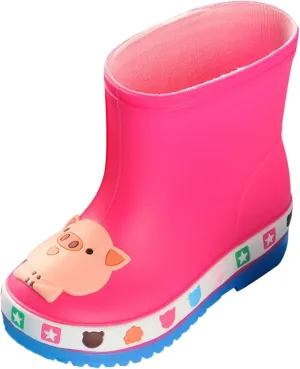 IWIHMIV Rain Boots for Boys Toddler Rain Boots Baby Rain Boots Short Rain Boots for Toddler Lightweight And Waterproof Rain Boots