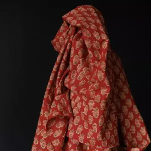 Jardine Reds Block Print Indian Cotton