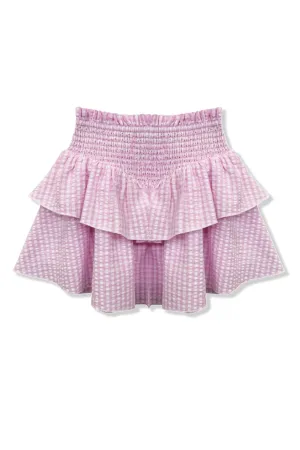 JUNIOR BROOKE PRINTED RUFFLE SKIRT