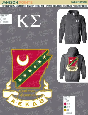 Kappa Sigma Arkansas Tech University Hoodies