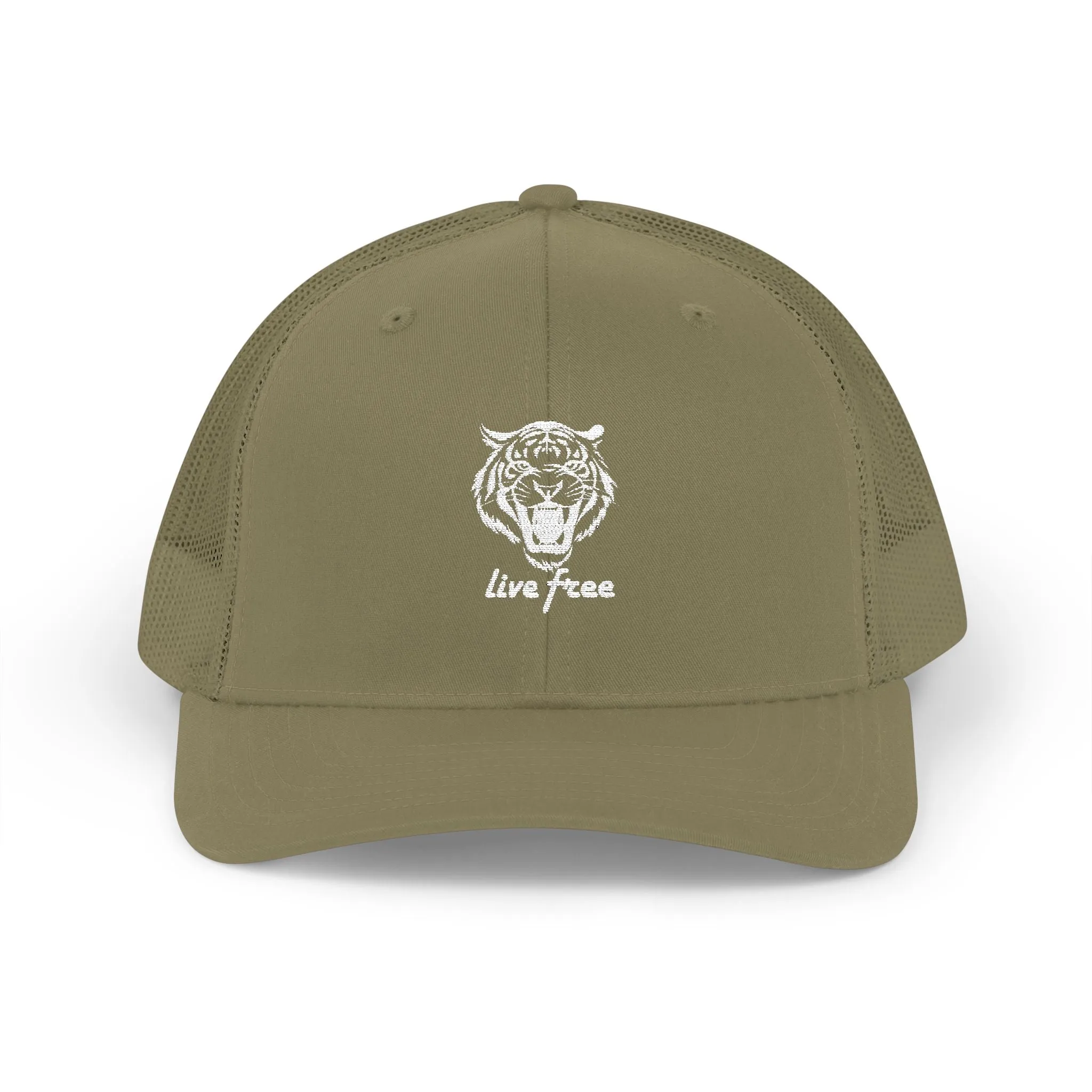 Live Free Tiger Snapback Trucker Cap - Stylish & Comfortable Hat for Adventurers