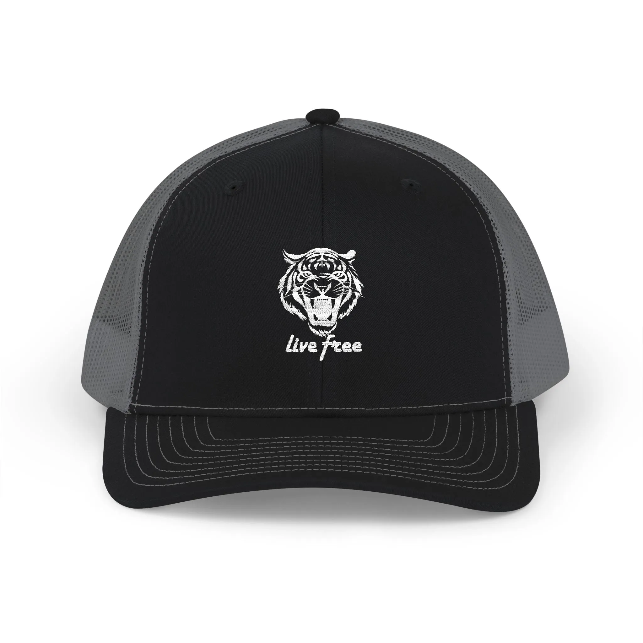 Live Free Tiger Snapback Trucker Cap - Stylish & Comfortable Hat for Adventurers