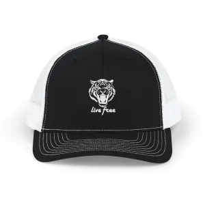 Live Free Tiger Snapback Trucker Cap - Stylish & Comfortable Hat for Adventurers