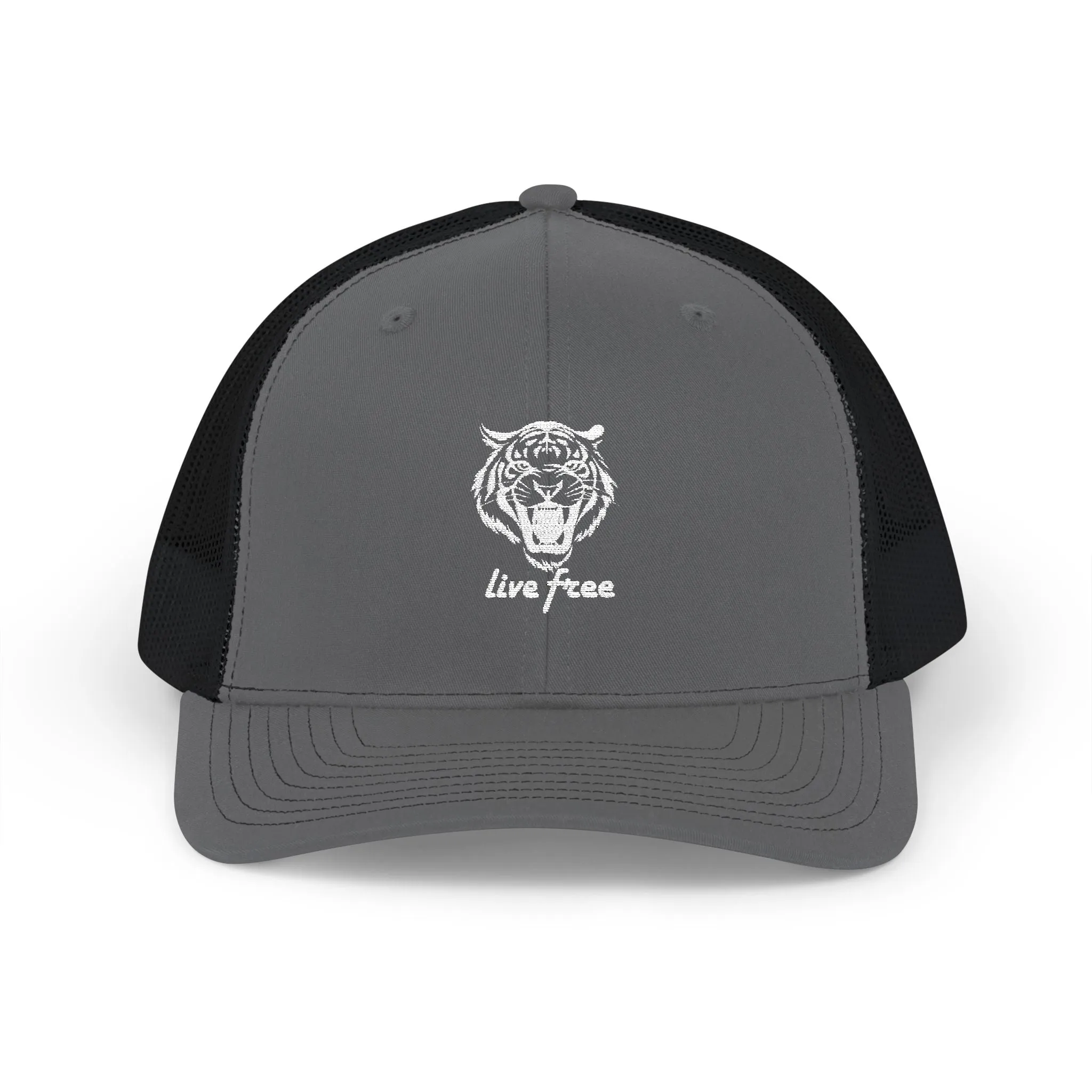 Live Free Tiger Snapback Trucker Cap - Stylish & Comfortable Hat for Adventurers