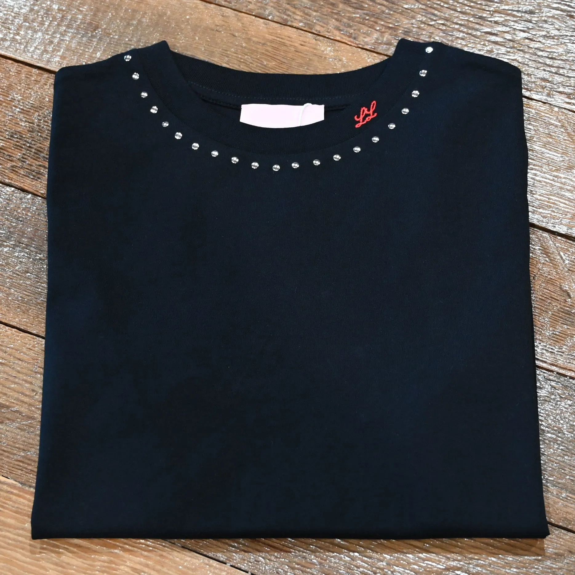 LL Black Studded T-Shirt