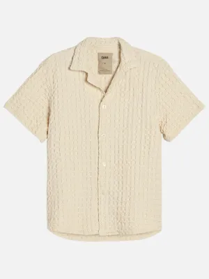 OAS Ecru Cuba Waffle Shirt