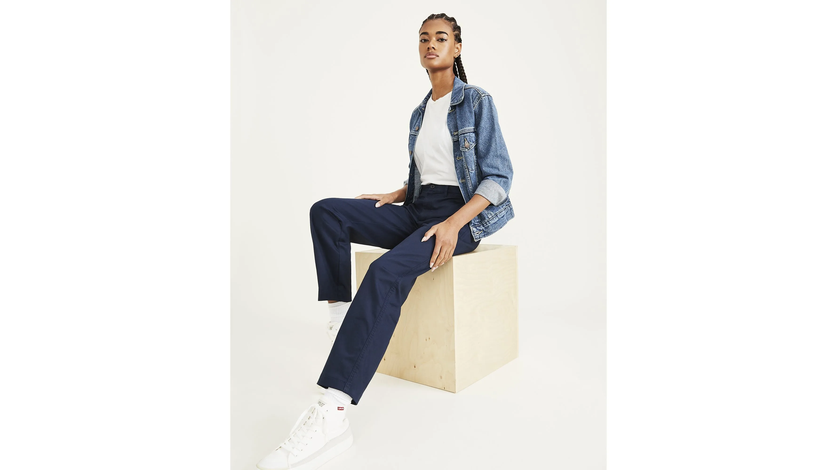Original Chinos, High Waisted, Straight Fit