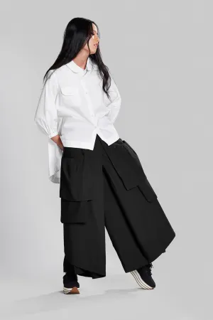 PANTS DOUBLE LAYER POCKET DETAILS