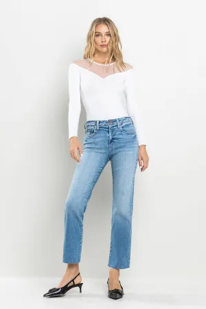 Paris's HR Slim Straight - Medium Wash