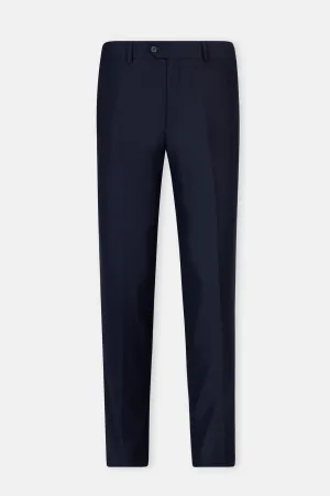 Pleated front Navy Chino Bamboo Classic pant