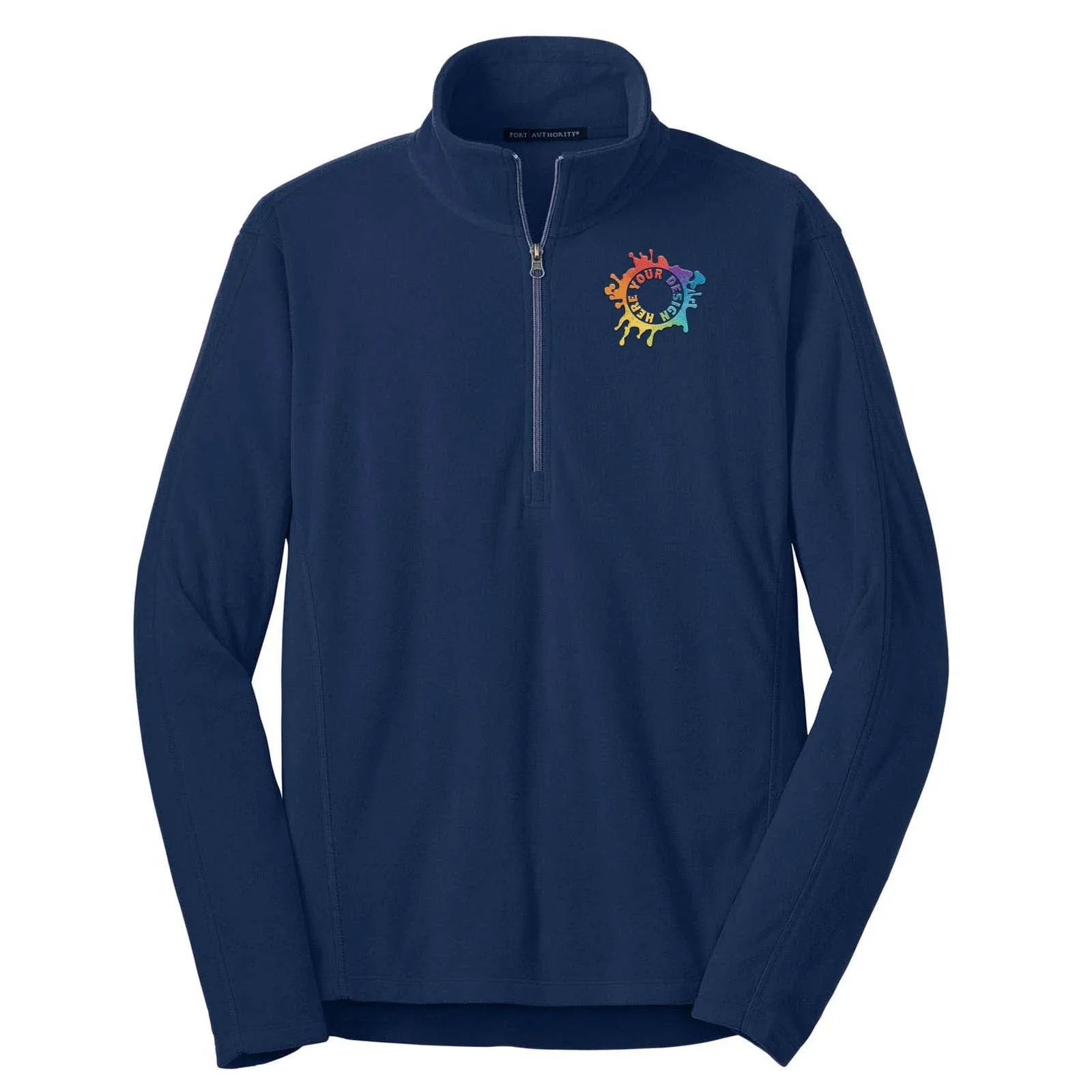 Port Authority® Microfleece 1/2-Zip Pullover Embroidery