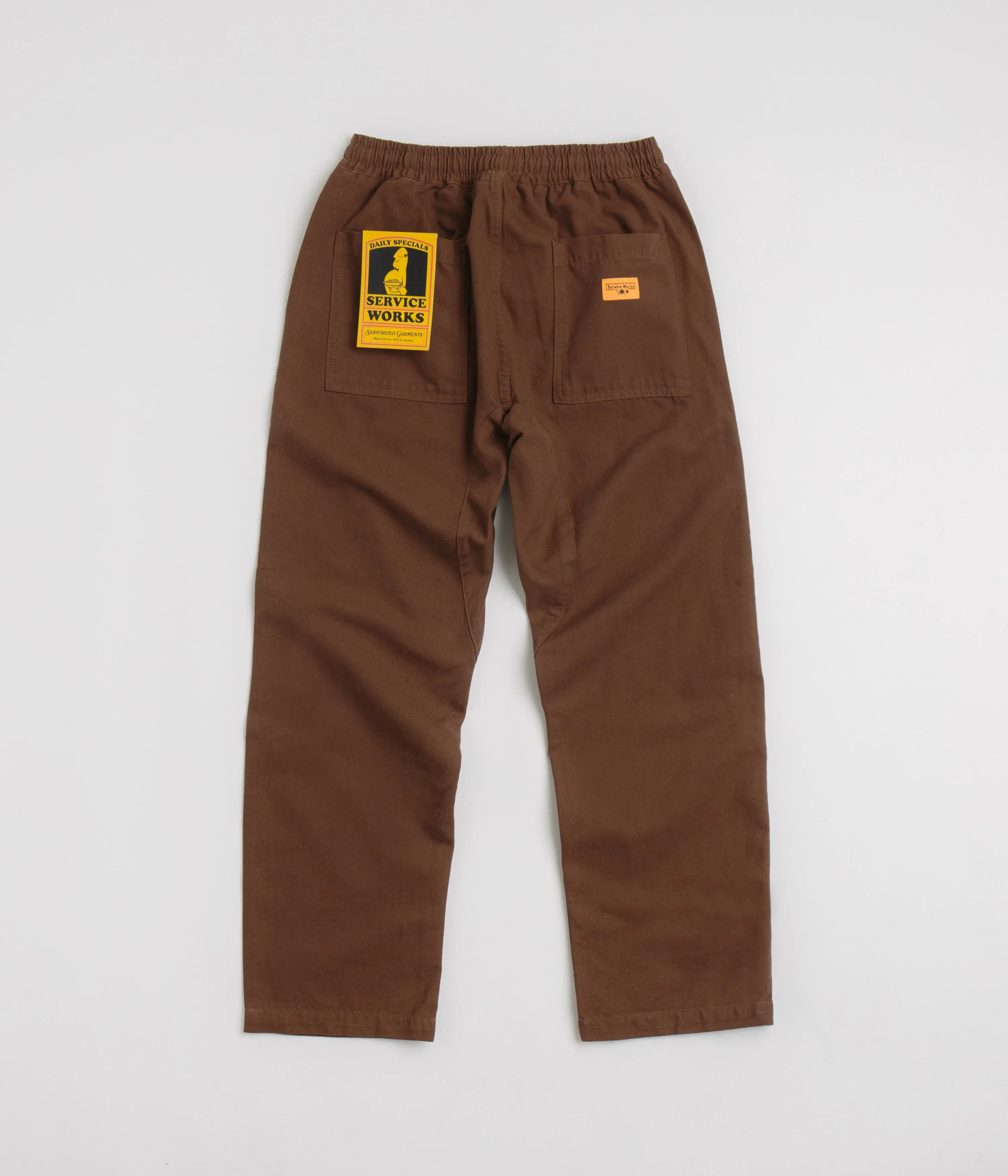 Service Works Classic Chef Pants - Brown