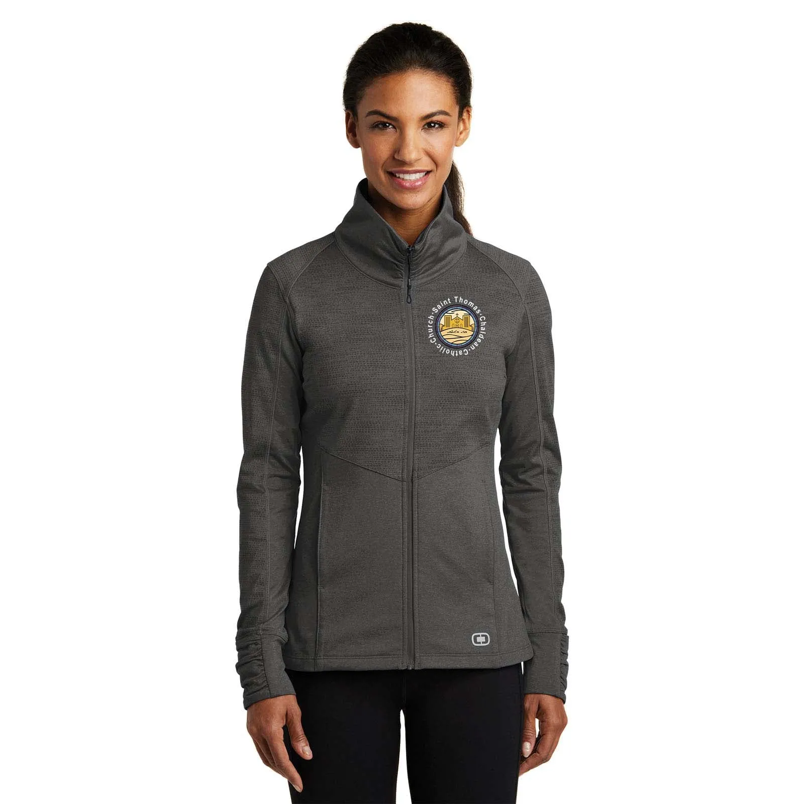 St. Thomas Catholic Church OGIO® ENDURANCE Ladies Sonar Full-Zip Printed