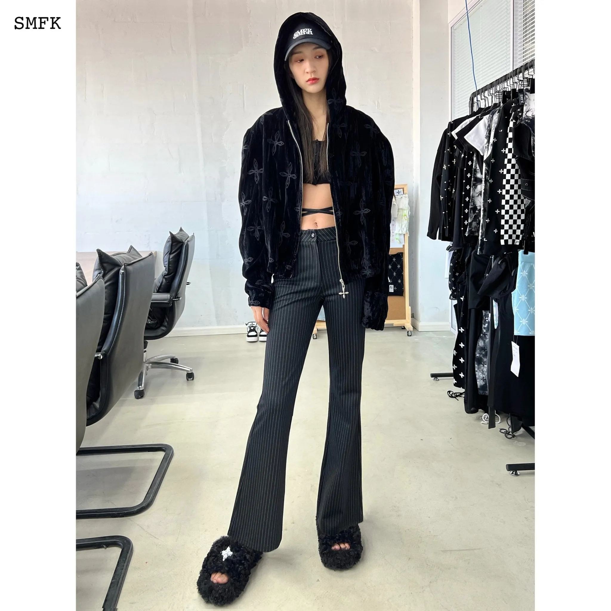 Striped Mermaid Classic Suit Pants