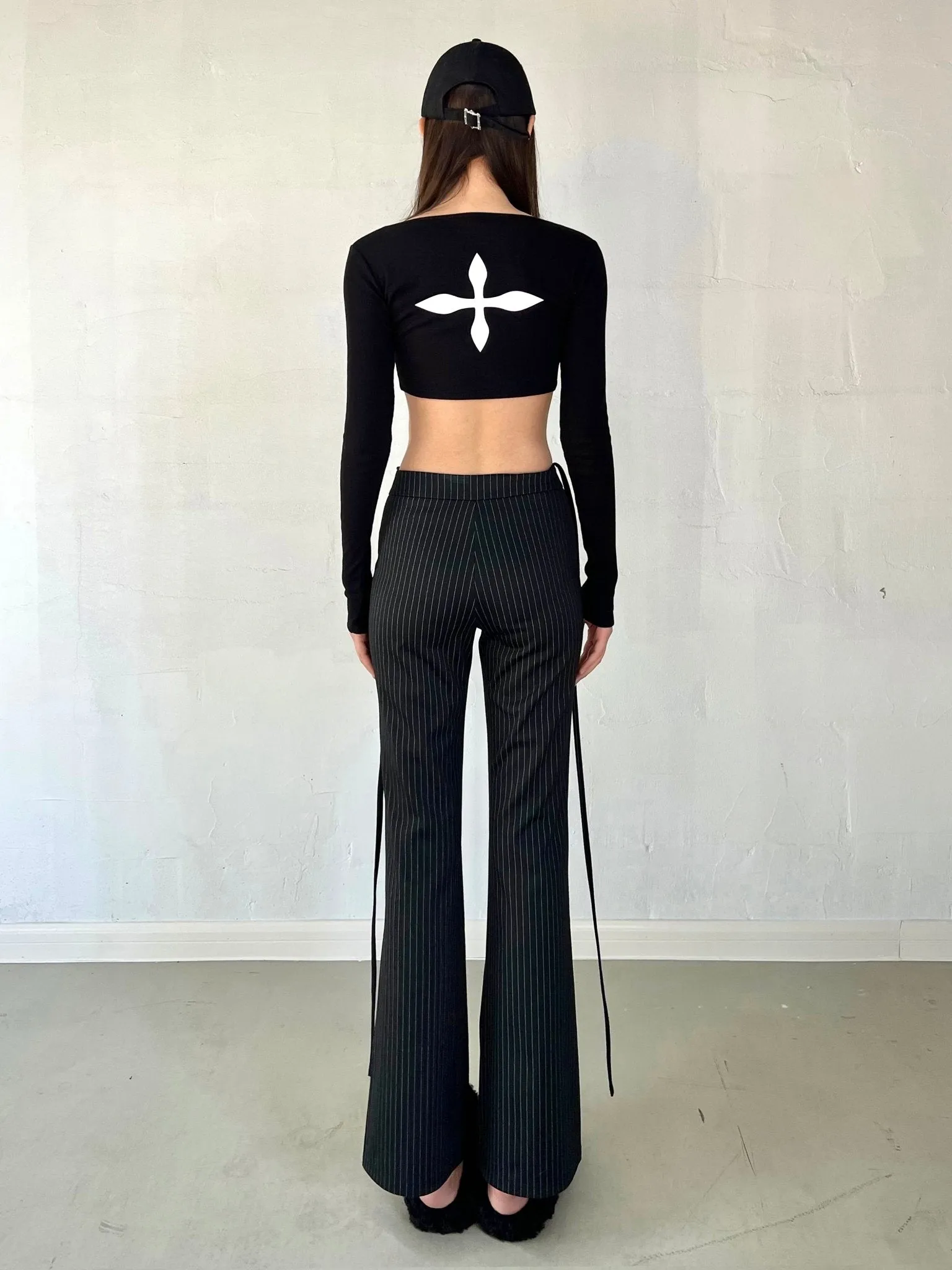 Striped Mermaid Classic Suit Pants