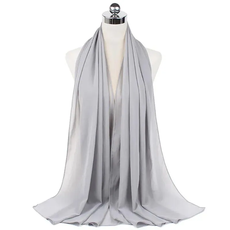 Stylish Premium Chiffon Hijab Scarf for Women