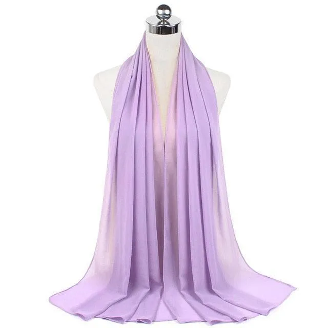 Stylish Premium Chiffon Hijab Scarf for Women