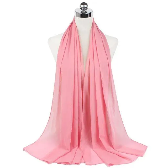 Stylish Premium Chiffon Hijab Scarf for Women