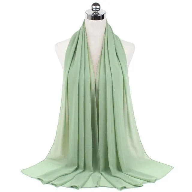 Stylish Premium Chiffon Hijab Scarf for Women