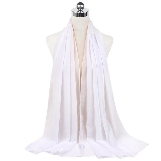 Stylish Premium Chiffon Hijab Scarf for Women