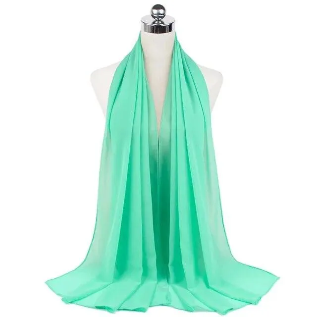 Stylish Premium Chiffon Hijab Scarf for Women